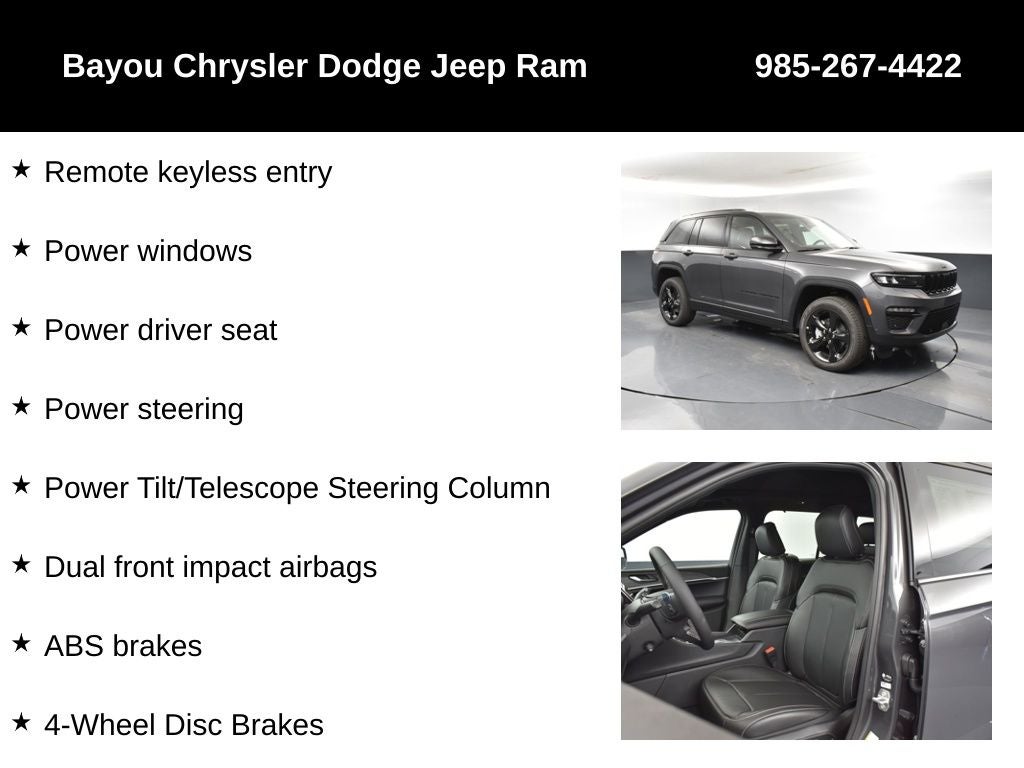 2025 Jeep Grand Cherokee GRAND CHEROKEE LIMITED 4X4