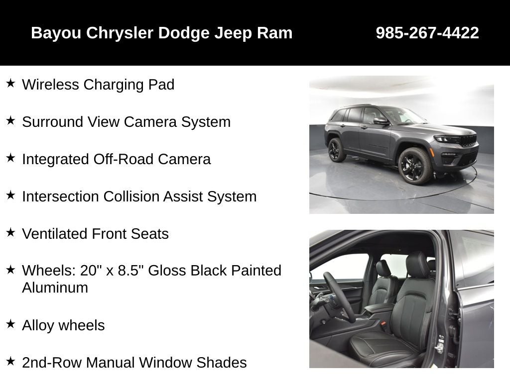 2025 Jeep Grand Cherokee GRAND CHEROKEE LIMITED 4X4