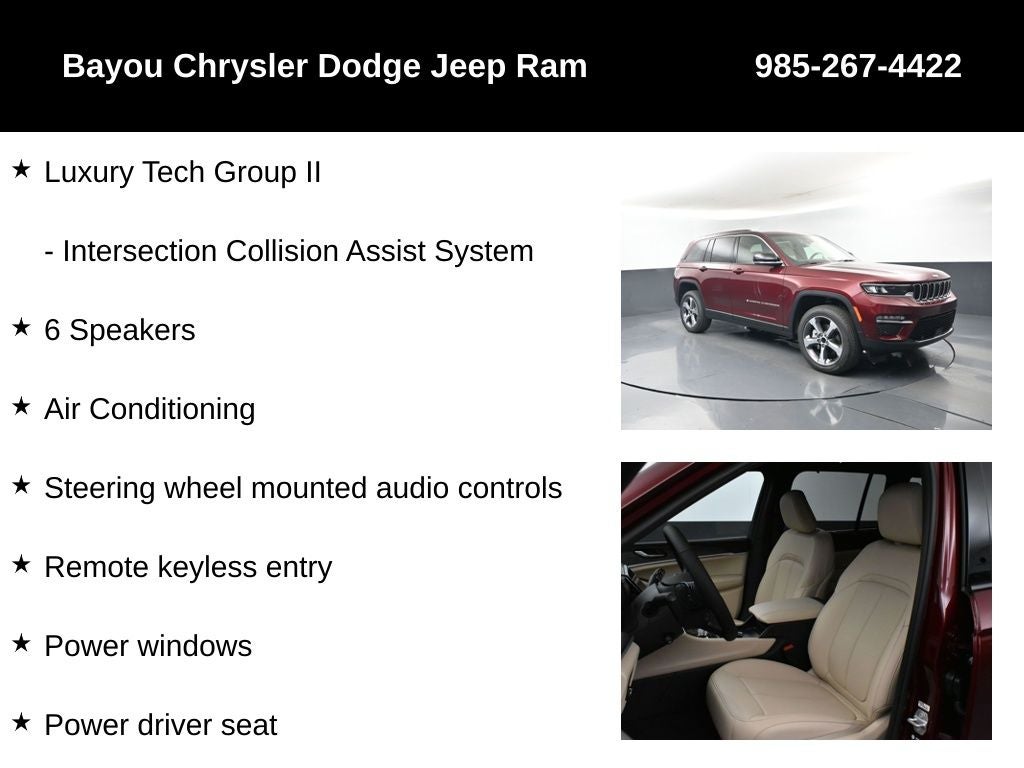 2025 Jeep Grand Cherokee GRAND CHEROKEE LIMITED 4X4