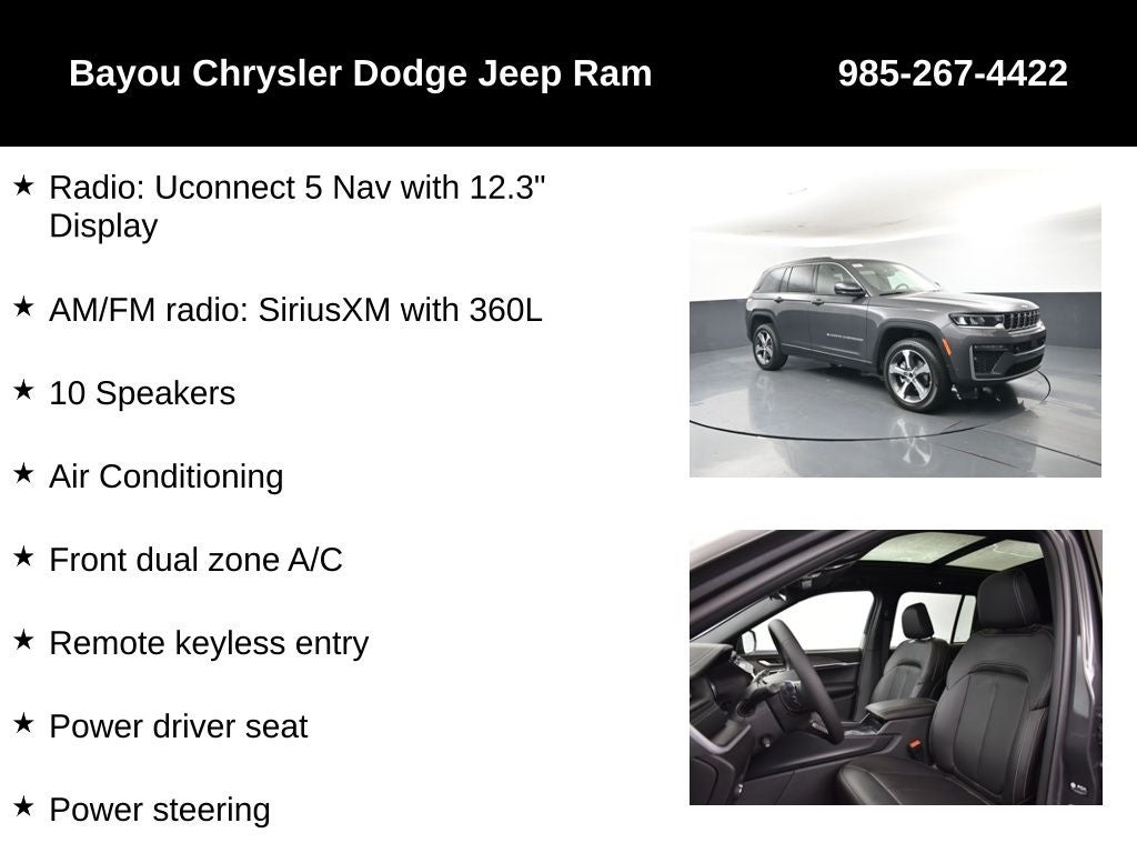 2026 Jeep Grand Cherokee GRAND CHEROKEE LIMITED 4X4