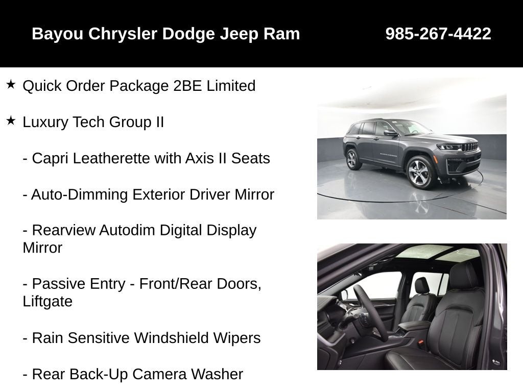 2026 Jeep Grand Cherokee GRAND CHEROKEE LIMITED 4X4