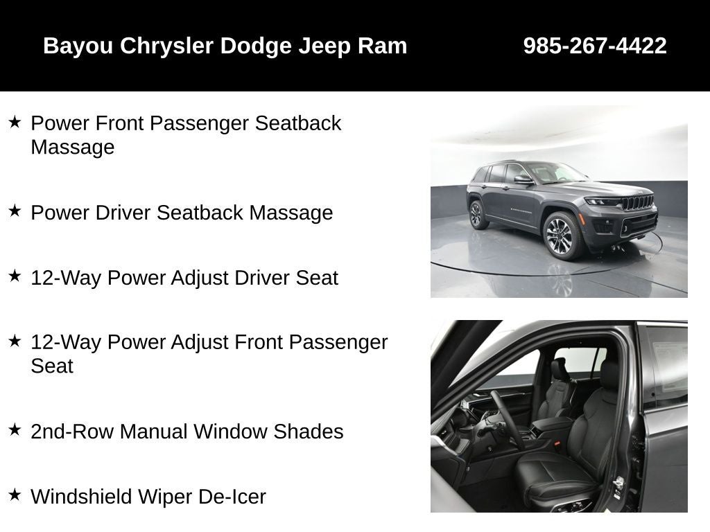 2025 Jeep Grand Cherokee GRAND CHEROKEE OVERLAND 4X4