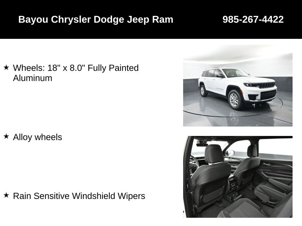 2025 Jeep Grand Cherokee GRAND CHEROKEE L LAREDO X 4X2