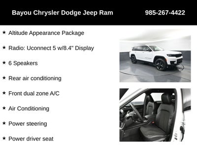 2025 Jeep Grand Cherokee GRAND CHEROKEE L ALTITUDE 4X2