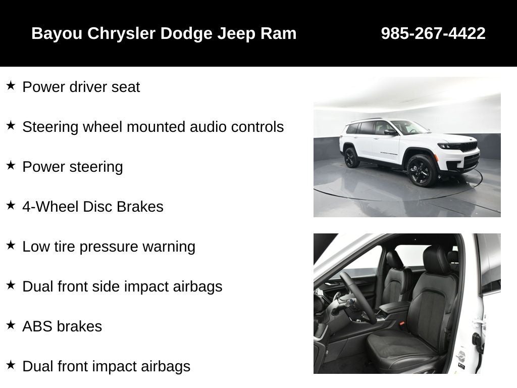 2025 Jeep Grand Cherokee GRAND CHEROKEE L ALTITUDE 4X2