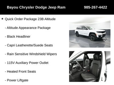 2025 Jeep Grand Cherokee GRAND CHEROKEE L ALTITUDE 4X2