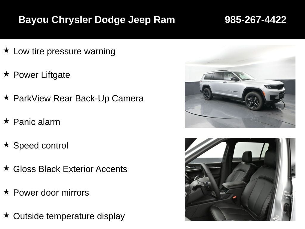 2025 Jeep Grand Cherokee GRAND CHEROKEE L LIMITED 4X2