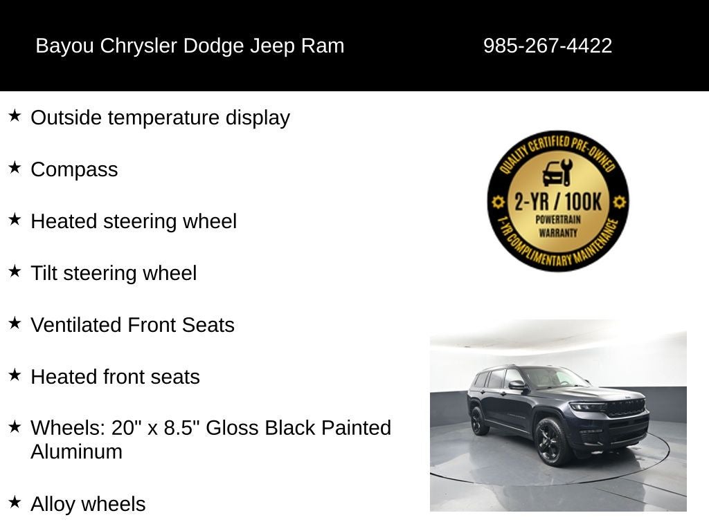 2024 Jeep Grand Cherokee L Limited 4x2