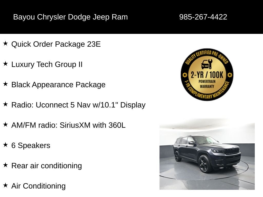 2024 Jeep Grand Cherokee L Limited 4x2