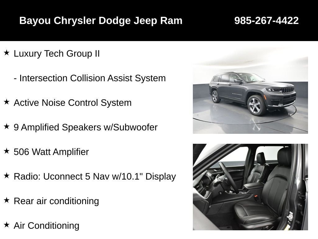 2025 Jeep Grand Cherokee GRAND CHEROKEE L LIMITED 4X2