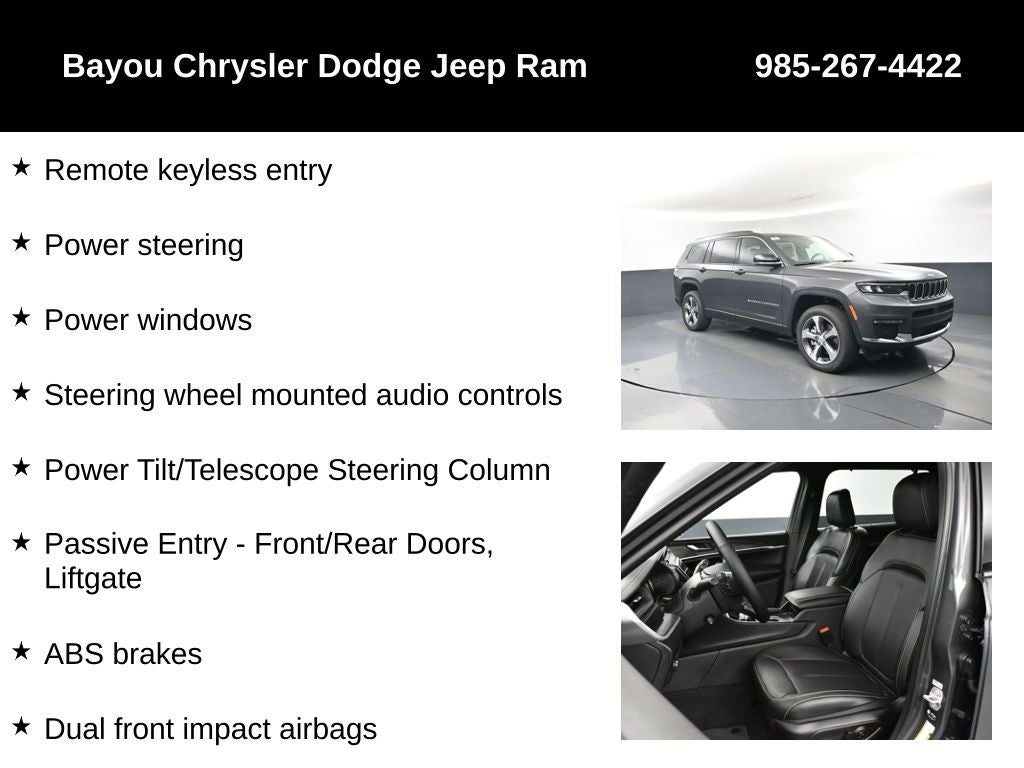 2025 Jeep Grand Cherokee GRAND CHEROKEE L LIMITED 4X2