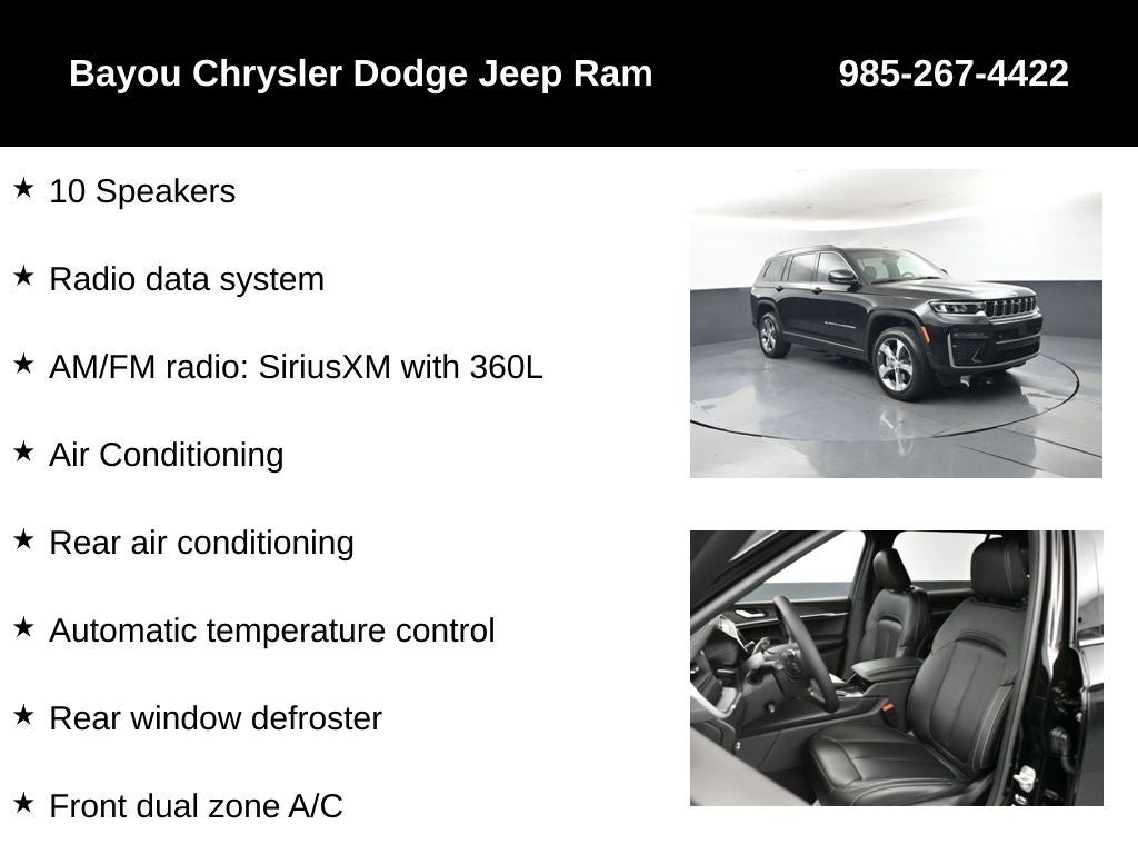 2026 Jeep Grand Cherokee GRAND CHEROKEE L LIMITED 4X2