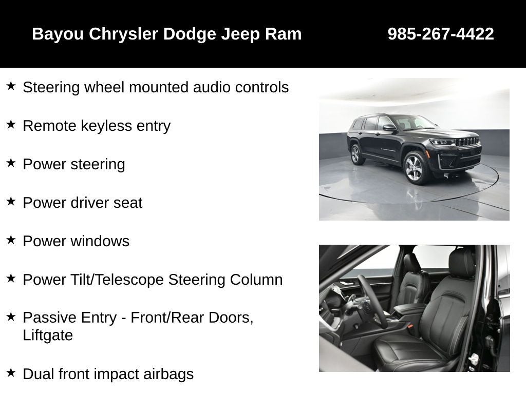 2026 Jeep Grand Cherokee GRAND CHEROKEE L LIMITED 4X2