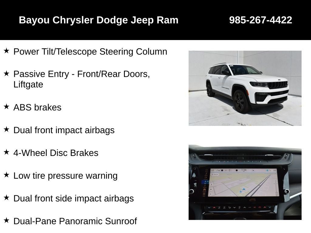 2026 Jeep Grand Cherokee GRAND CHEROKEE L LIMITED 4X2