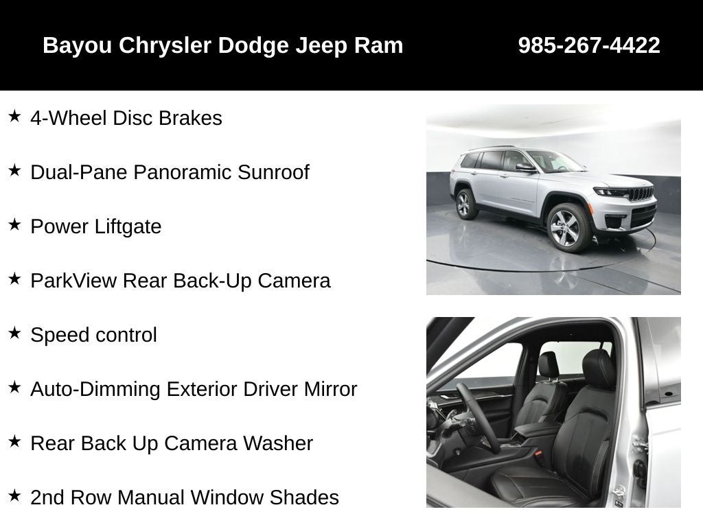 2025 Jeep Grand Cherokee GRAND CHEROKEE L LIMITED 4X4