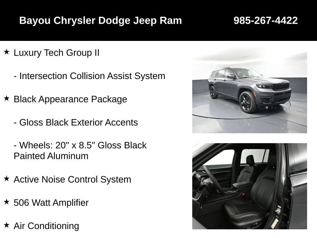 2025 Jeep Grand Cherokee GRAND CHEROKEE L LIMITED 4X4