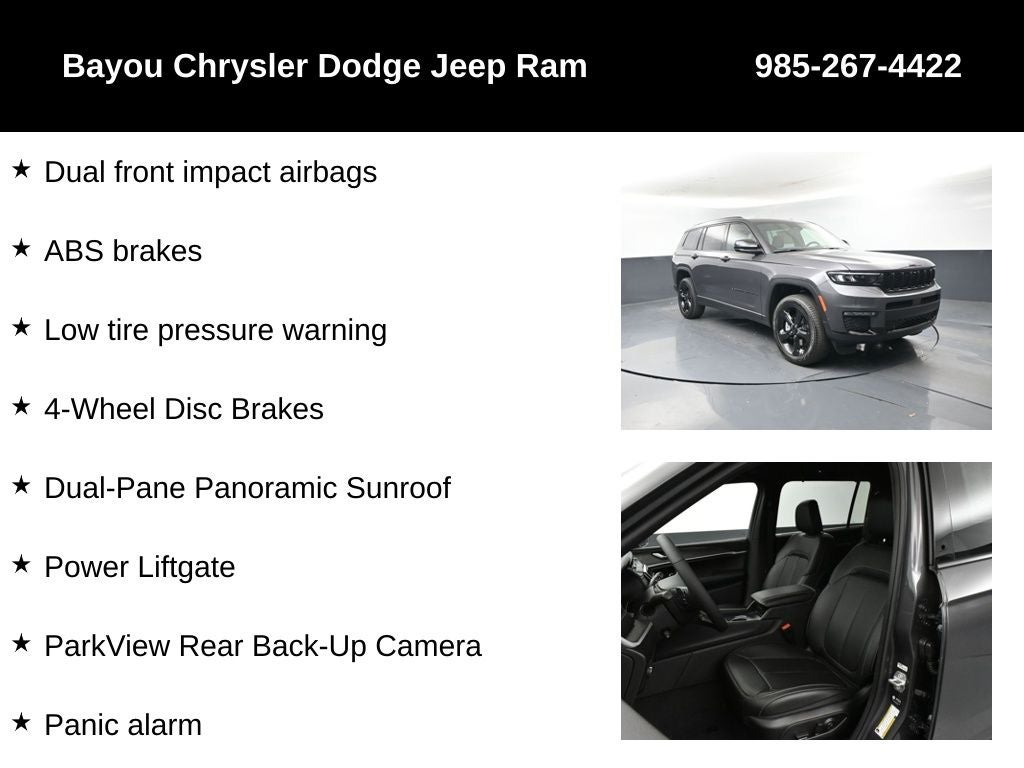 2025 Jeep Grand Cherokee GRAND CHEROKEE L LIMITED 4X4