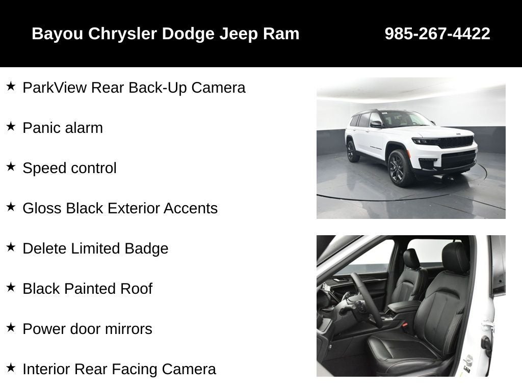 2025 Jeep Grand Cherokee GRAND CHEROKEE L LIMITED 4X4