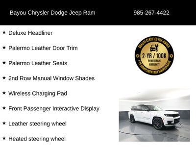 2025 Jeep Grand Cherokee L Summit Reserve 4x4