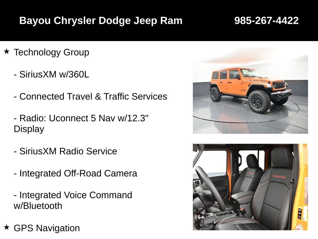 2025 Jeep Wrangler WRANGLER 4-DOOR RUBICON X