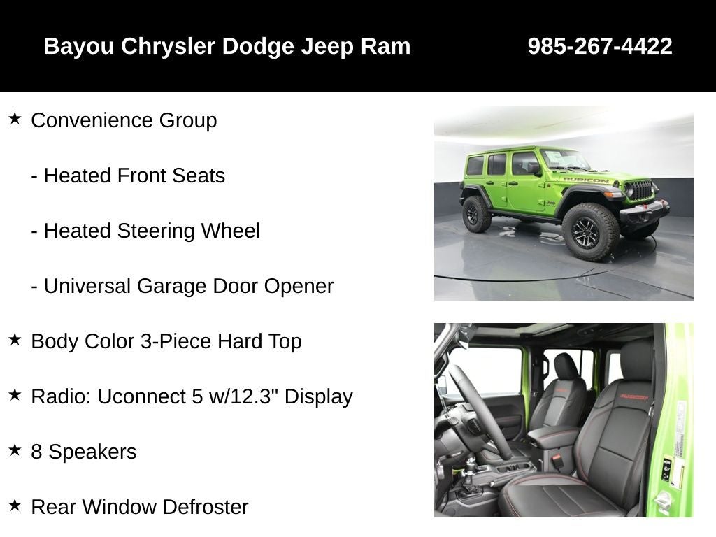 2025 Jeep Wrangler WRANGLER 4-DOOR RUBICON