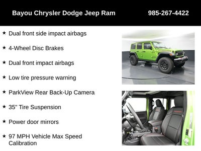 2025 Jeep Wrangler WRANGLER 4-DOOR RUBICON