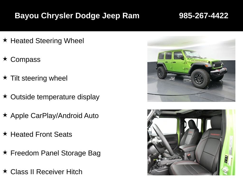 2025 Jeep Wrangler WRANGLER 4-DOOR RUBICON