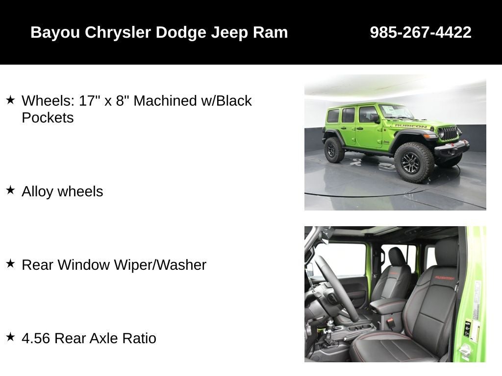 2025 Jeep Wrangler WRANGLER 4-DOOR RUBICON