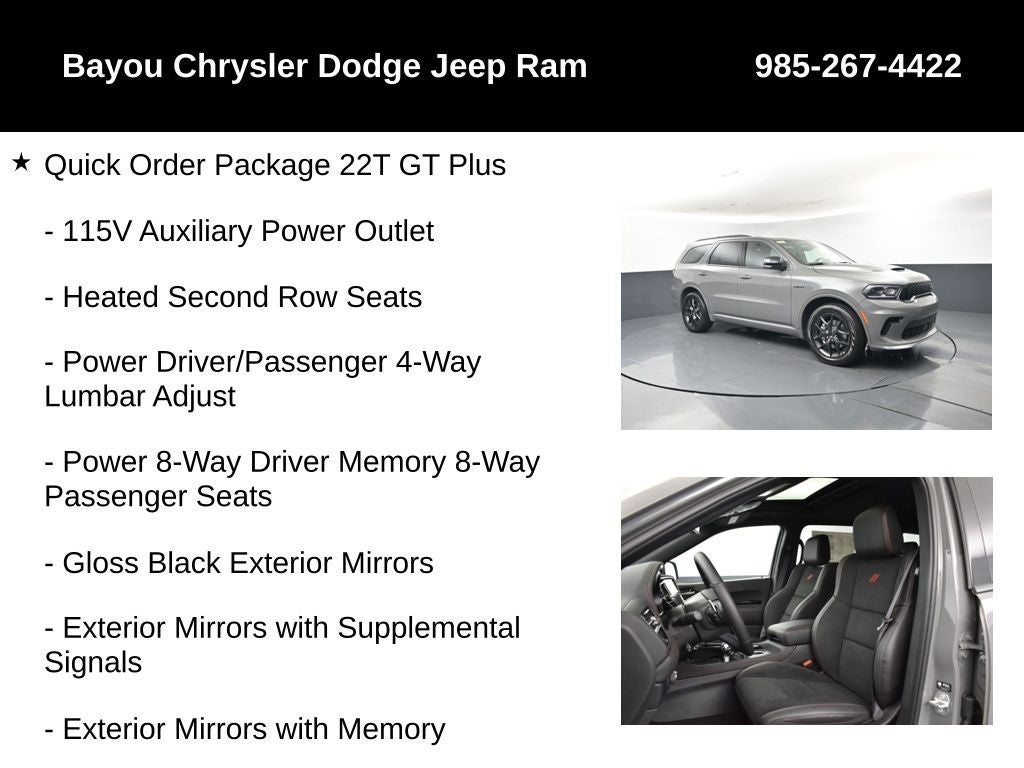 2026 Dodge Durango DURANGO GT PLUS AWD HEMI V8