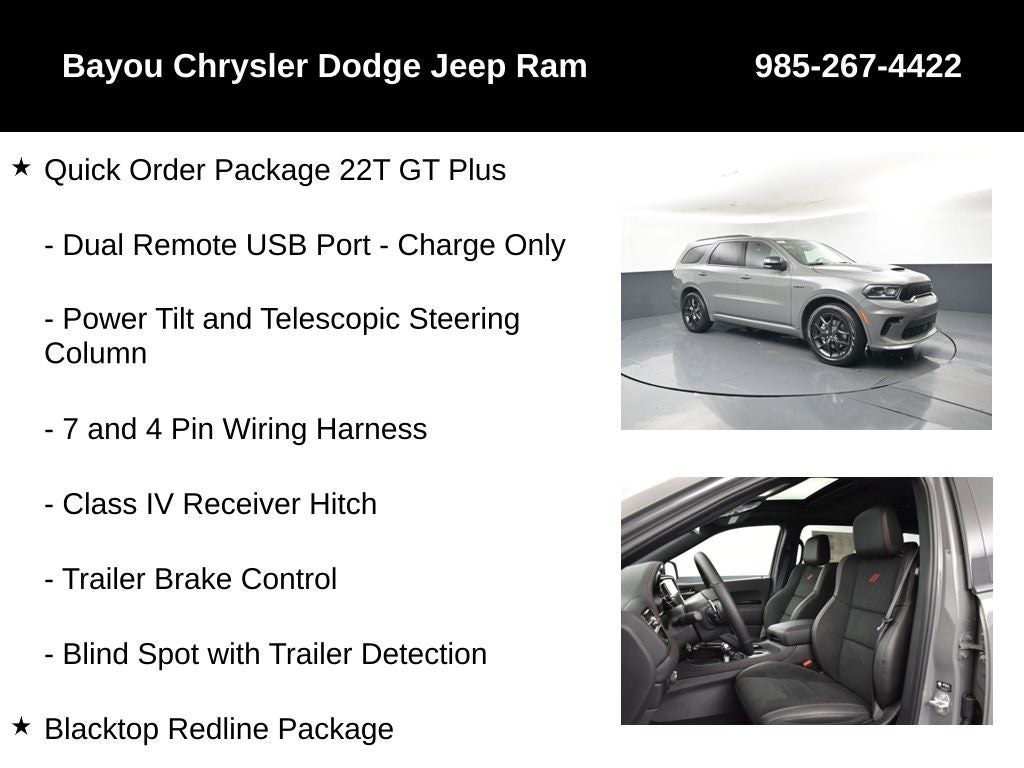 2026 Dodge Durango DURANGO GT PLUS AWD HEMI V8