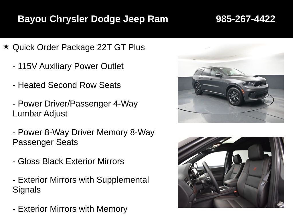 2026 Dodge Durango DURANGO GT PLUS AWD HEMI V8