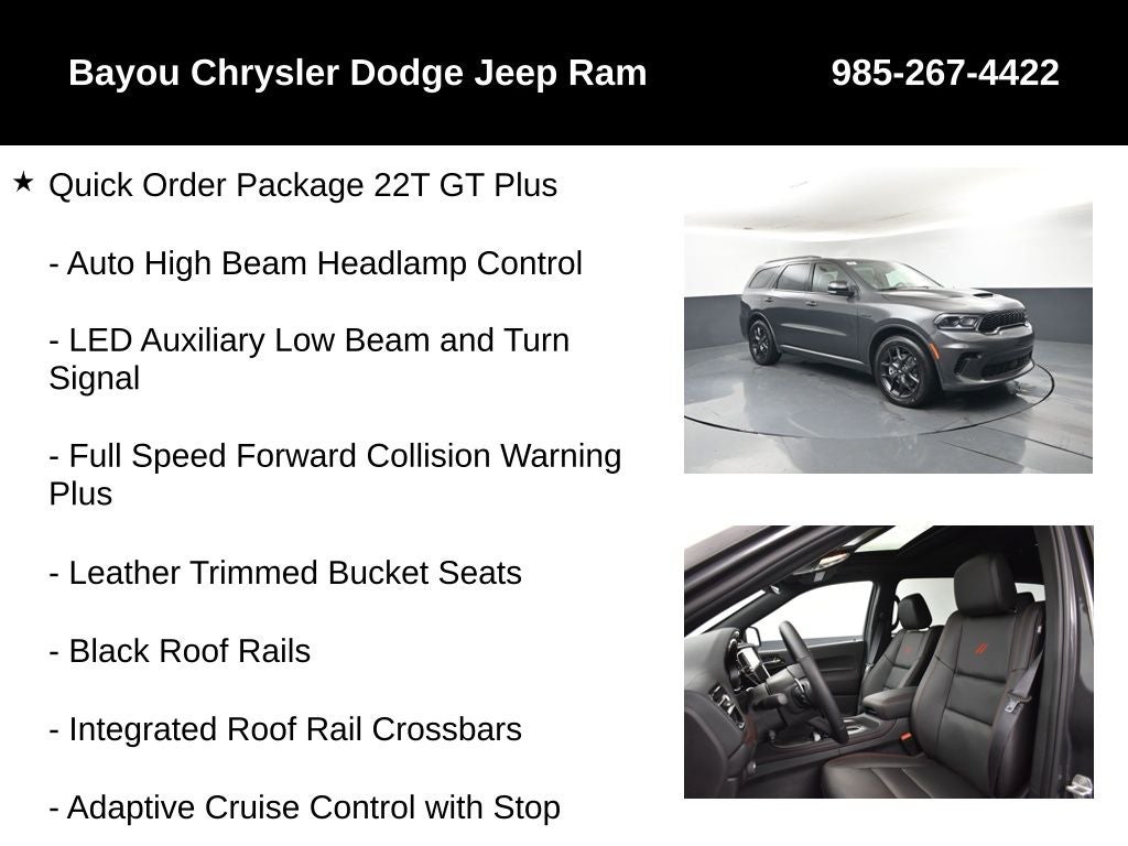 2026 Dodge Durango DURANGO GT PLUS AWD HEMI V8