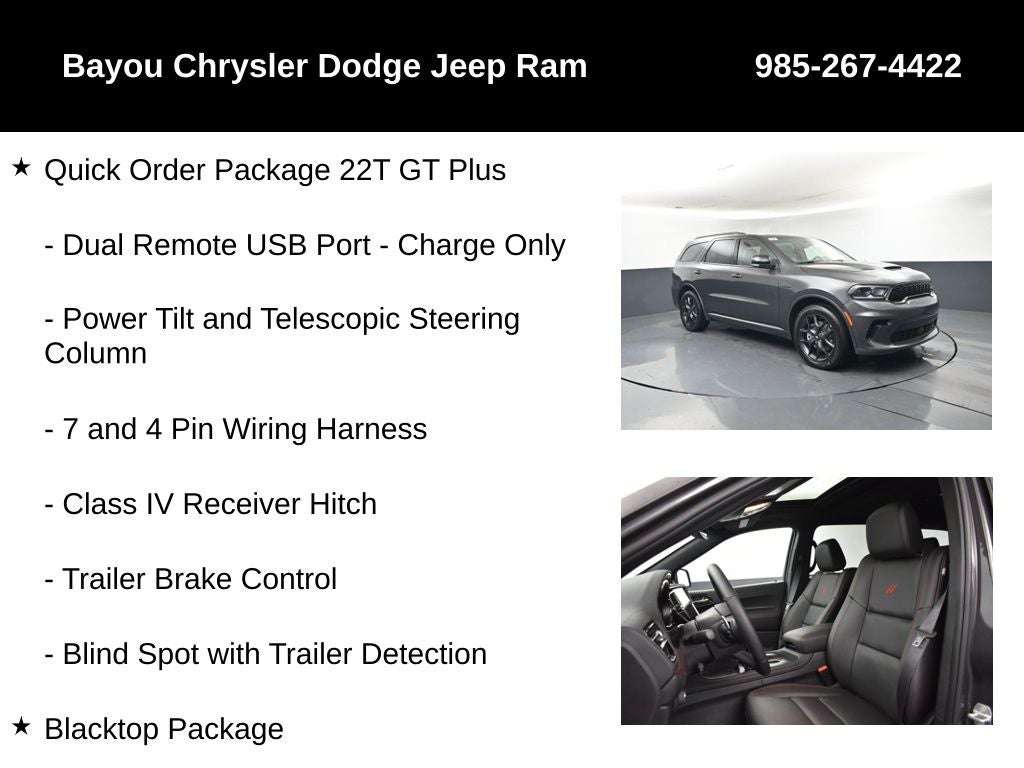 2026 Dodge Durango DURANGO GT PLUS AWD HEMI V8