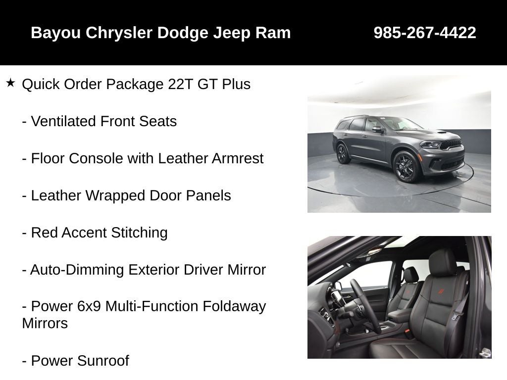 2026 Dodge Durango DURANGO GT PLUS AWD HEMI V8