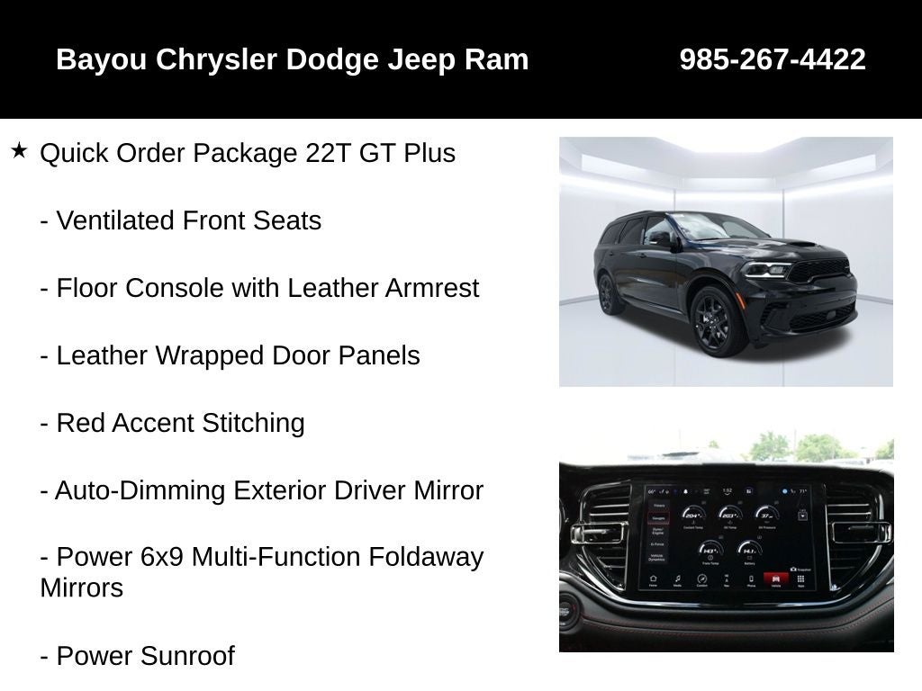 2026 Dodge Durango DURANGO GT PLUS AWD HEMI V8