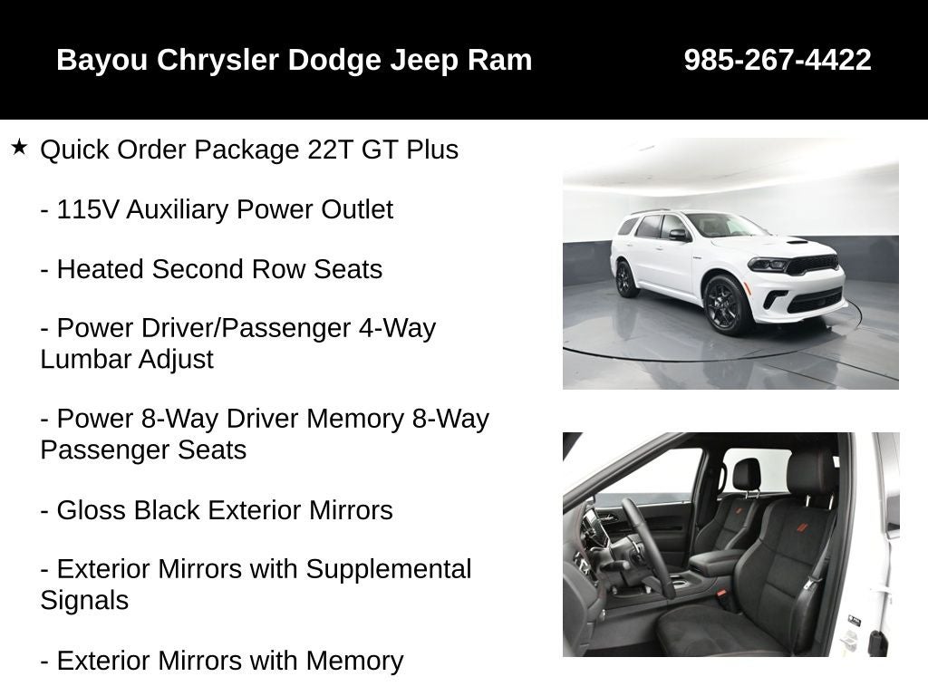 2026 Dodge Durango DURANGO GT PLUS AWD HEMI V8