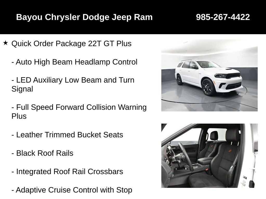 2026 Dodge Durango DURANGO GT PLUS AWD HEMI V8