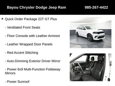 2026 Dodge Durango DURANGO GT PLUS AWD HEMI V8