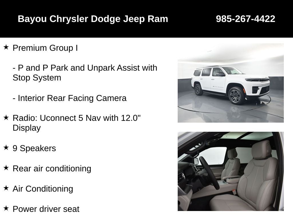 2026 Jeep Grand Wagoneer Base