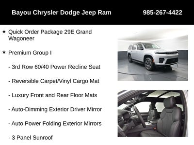 2026 Jeep Grand Wagoneer GRAND WAGONEER 4X2