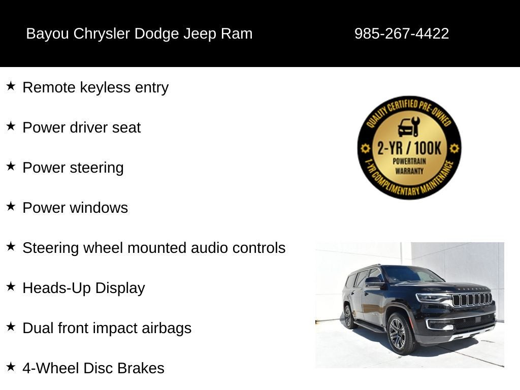 2022 Jeep Wagoneer Series III 4x2