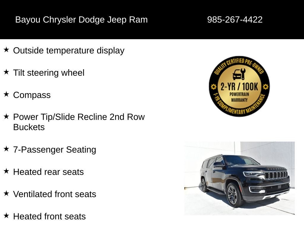 2022 Jeep Wagoneer Series III 4x2