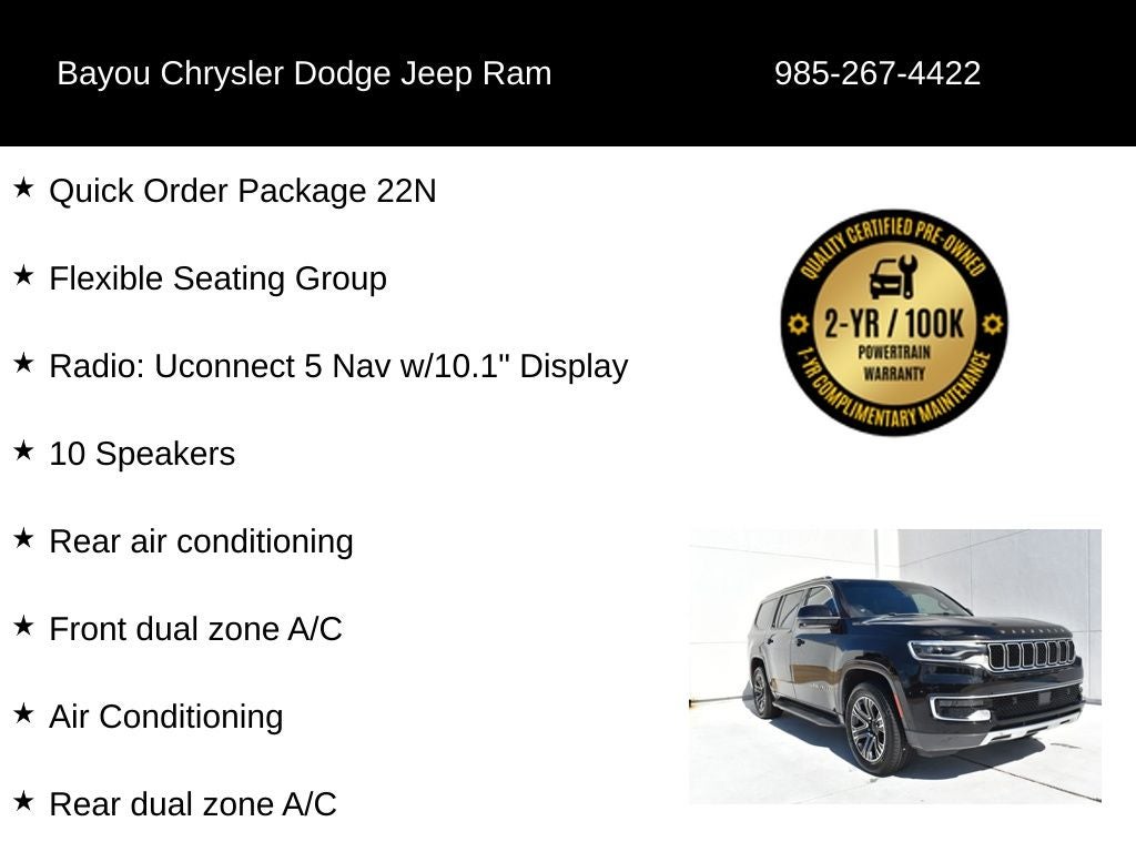 2022 Jeep Wagoneer Series III 4x2