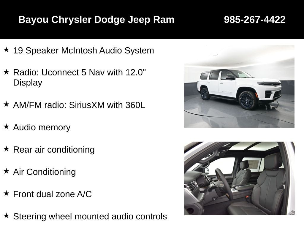 2026 Jeep Grand Wagoneer GRAND WAGONEER 85TH ANNIVERSARY EDITION 4X4