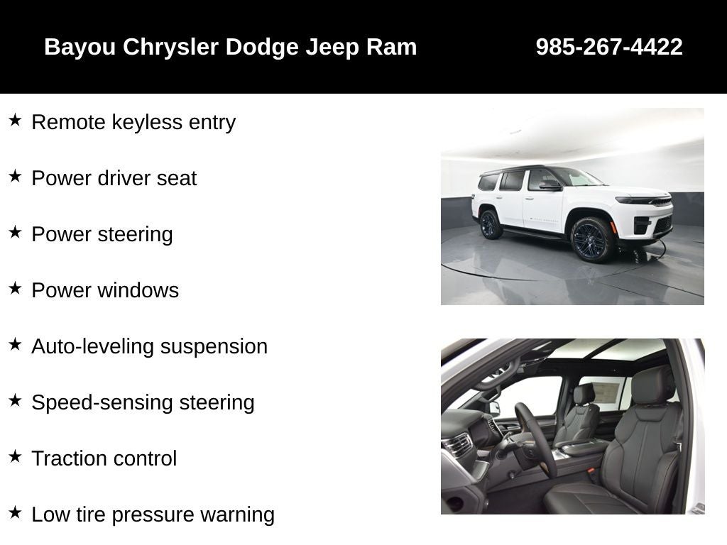 2026 Jeep Grand Wagoneer GRAND WAGONEER 85TH ANNIVERSARY EDITION 4X4