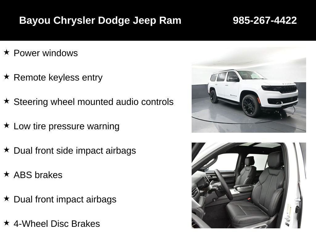 2025 Jeep Wagoneer WAGONEER CARBIDE 4X4