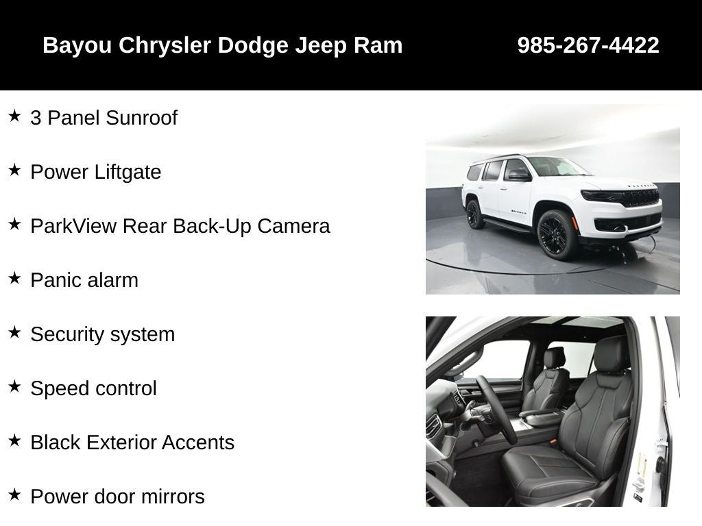 2025 Jeep Wagoneer WAGONEER CARBIDE 4X4