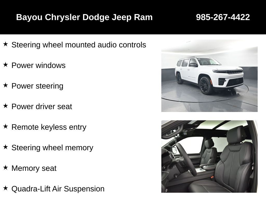 2026 Jeep Grand Wagoneer GRAND WAGONEER LIMITED RESERVE 4X4