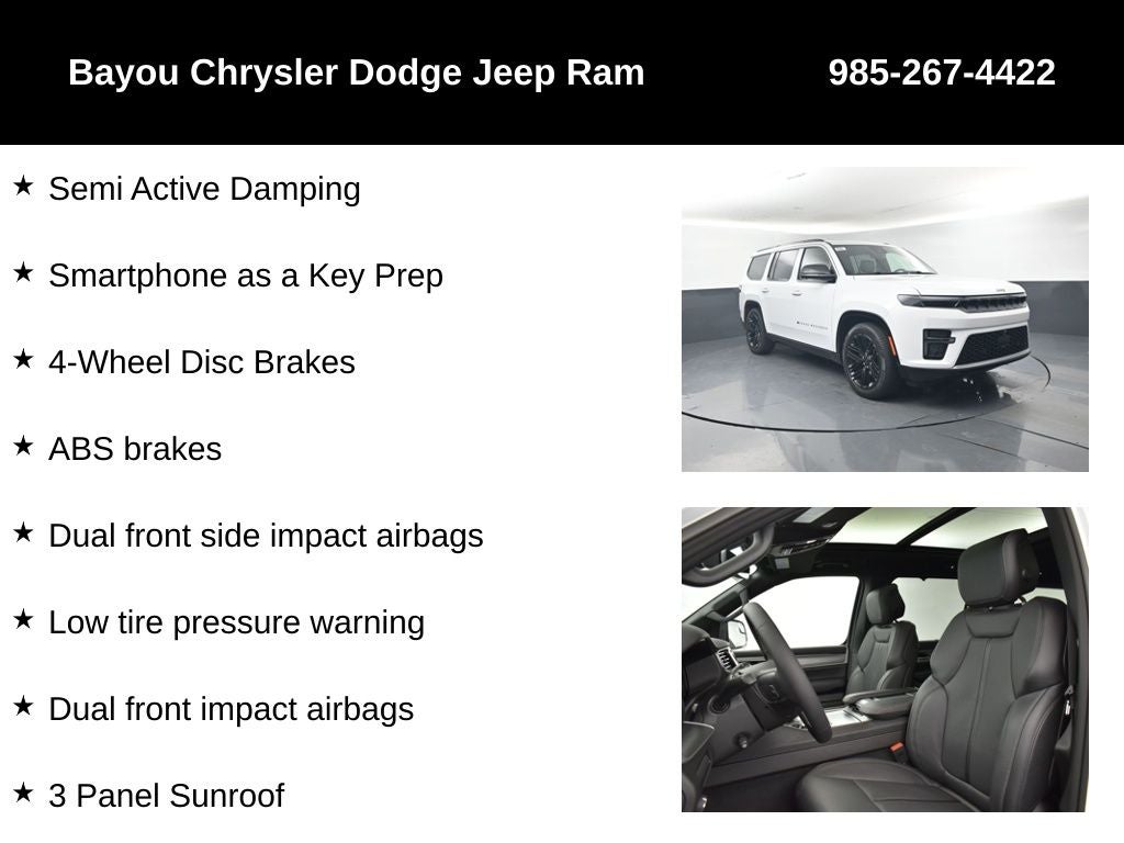 2026 Jeep Grand Wagoneer GRAND WAGONEER LIMITED RESERVE 4X4