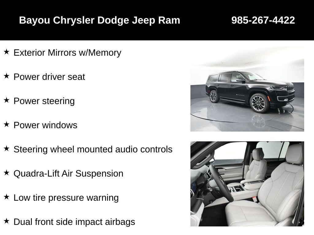 2025 Jeep Wagoneer WAGONEER SERIES II 4X4